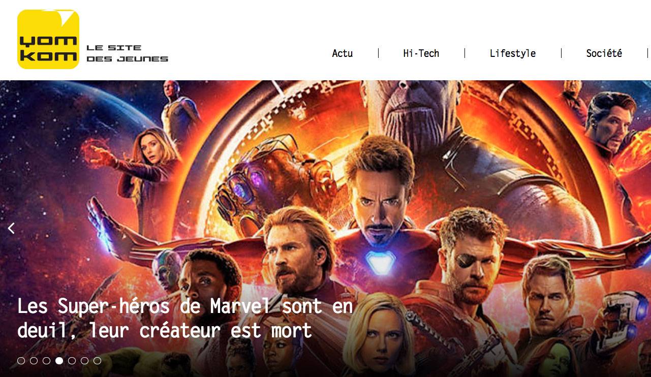Yomkom, nouvelle plate-forme d’actu pour les ados
